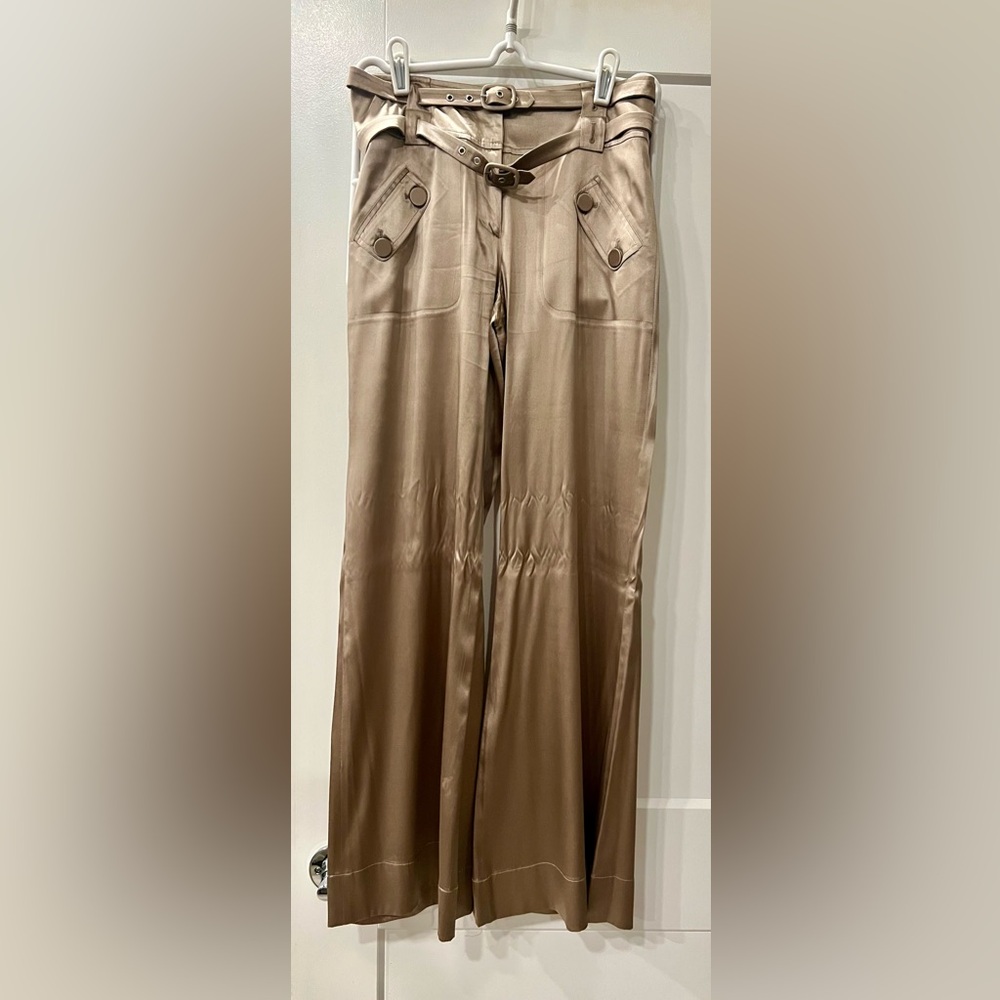 Silk Marciano Wide-Leg Pants